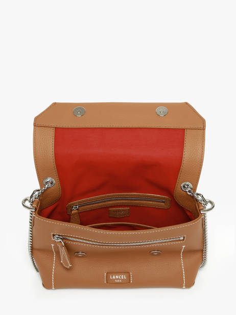 Cross Body Tas Ninon Leder Lancel Bruin ninon A13782 ander zicht 4