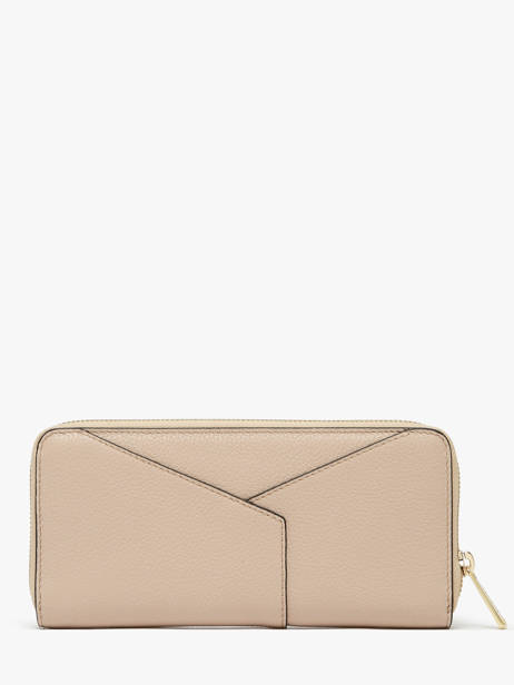 Portefeuille Leder Lancel Beige enveloppe A13711 ander zicht 2