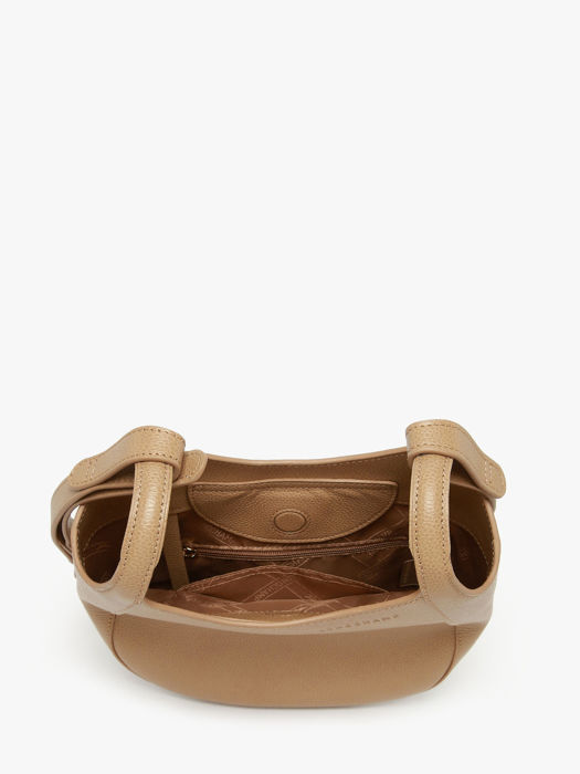 Longchamp Le foulonné Cross bodytas Beige