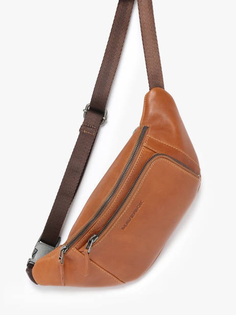 Belt Bag New Men Leder Maverick Bruin new men MAVNM816 ander zicht 2