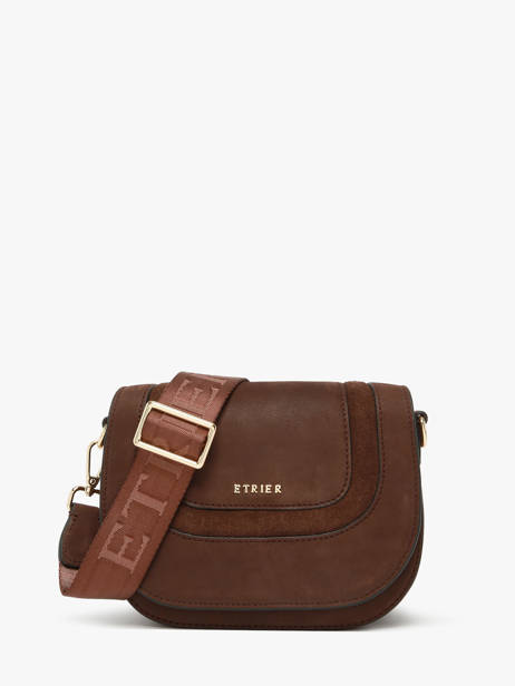 Cross Body Tas S Lasso Leder Etrier Bruin lasso ELAS152S