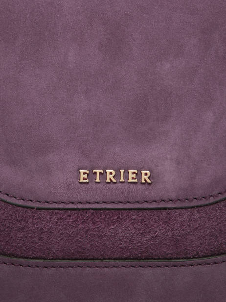 Cross Body Tas S Lasso Leder Etrier Violet lasso ELAS152S ander zicht 5