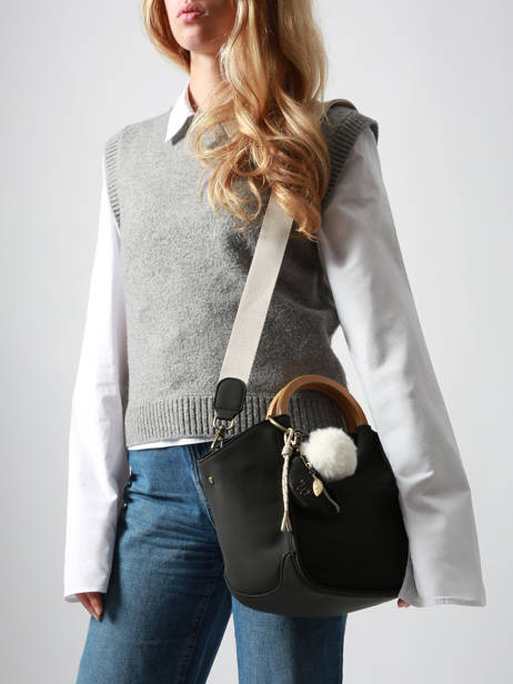 Handtassen M Crocus Woomen Zwart crocus WCRO23 ander zicht 2