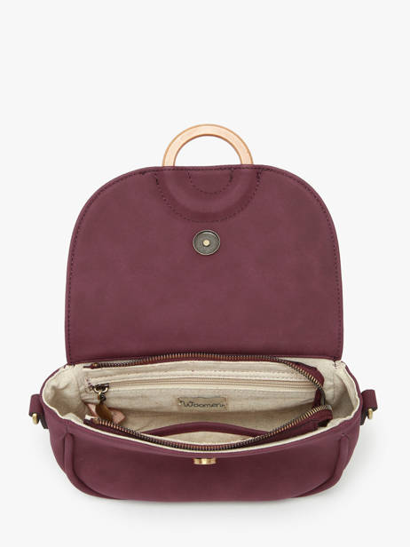 Cross Body Tas S Crocus Woomen Violet crocus WCRO03 ander zicht 3