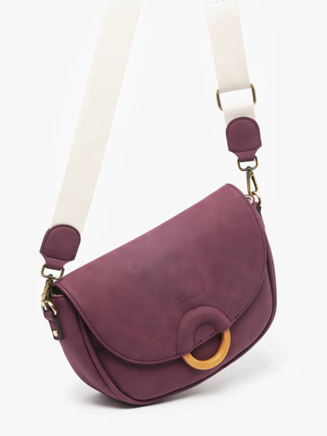 Cross Body Tas M Crocus Woomen Violet crocus WCRO04 ander zicht 2