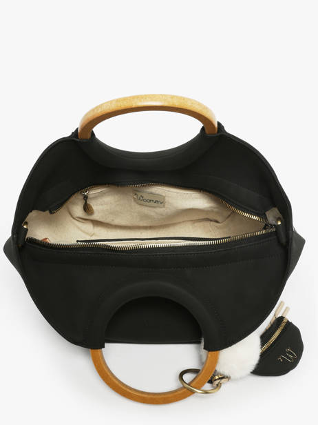 Handtassen M Crocus Woomen Zwart crocus WCRO23 ander zicht 4