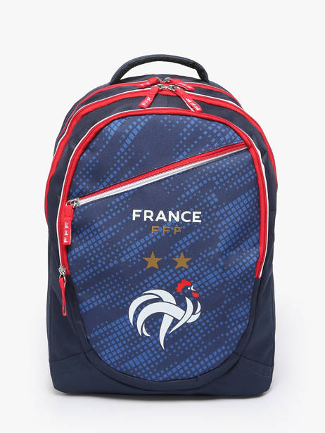 Rugzak 3 Compartimenten Federat. france football Blauw fff 25BX204B