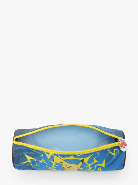 Pennenzak 1 Compartiment Pokemon Blauw pikachu eclair 25IK207P ander zicht 1