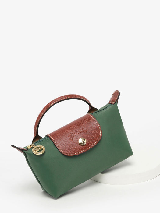 Longchamp Le pliage original Clutch Groen