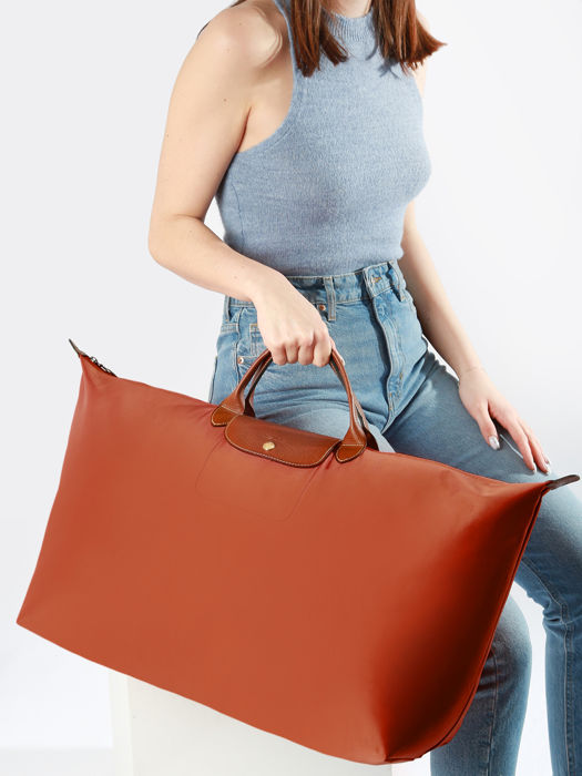 Longchamp Le pliage original Reistassen Oranje