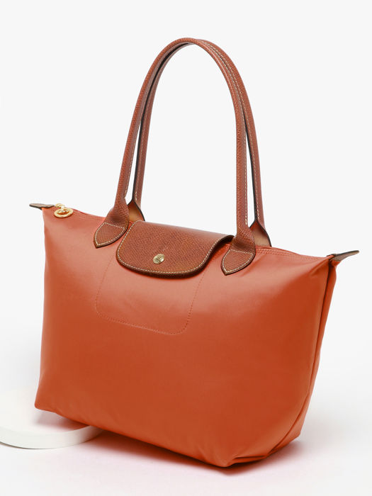 Longchamp Le pliage original Schoudertas Oranje