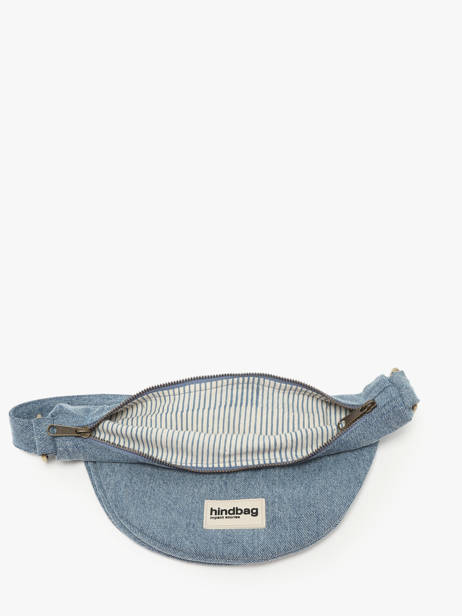 Cross Body Tas Denim Hindbag Blauw denim DE ander zicht 2