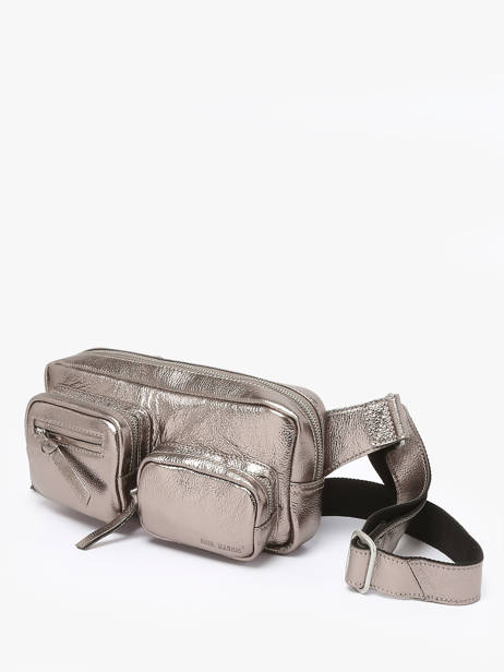 Heuptasje 90s Leder Paul marius Grijs 90's BANAN90S ander zicht 2