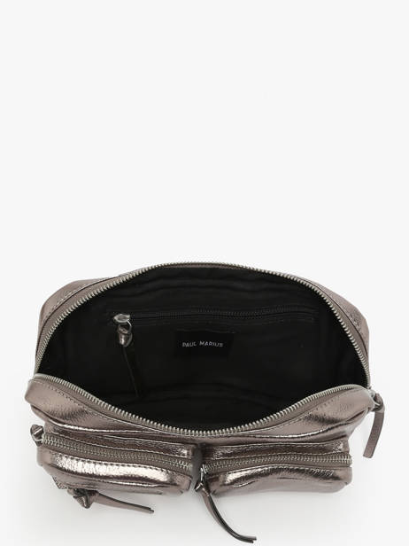 Heuptasje 90s Leder Paul marius Grijs 90's BANAN90S ander zicht 3