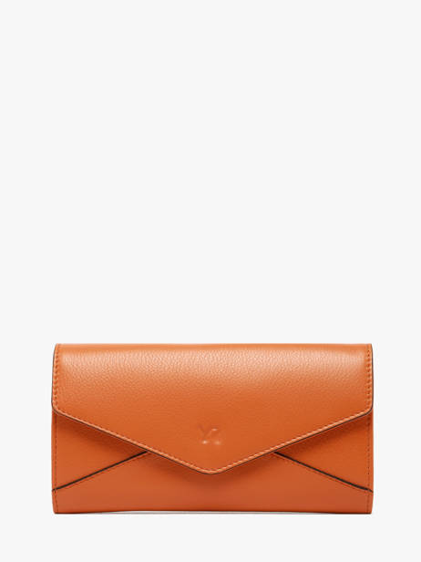 Portefeuille Leder Yves renard Oranje enveloppe 29286