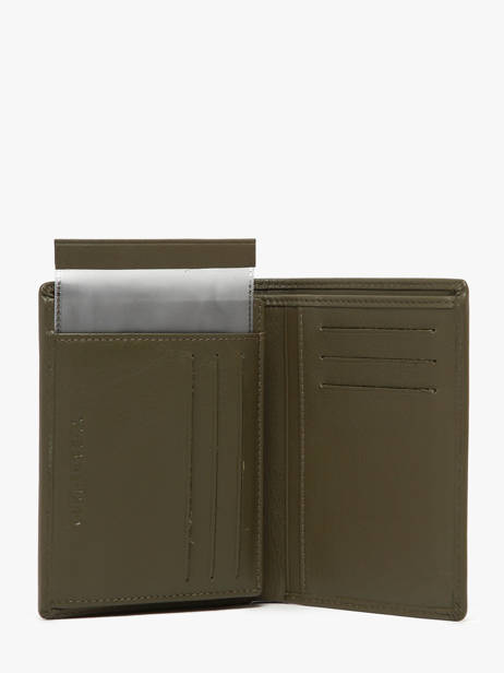 Portefeuille Leder Yves renard Groen smooth 15418 ander zicht 1