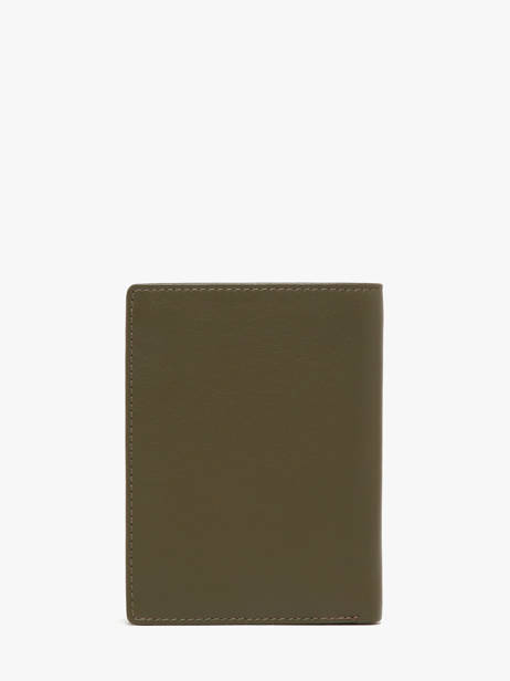 Portefeuille Leder Yves renard Groen smooth 15418 ander zicht 3