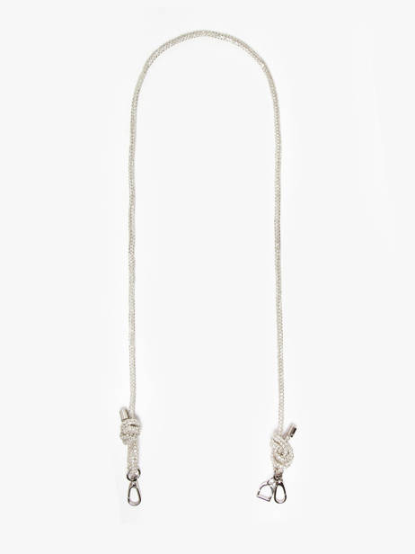 Afneembare Schouderriem Strass Etrier Zilver accessoires EACC413L ander zicht 1
