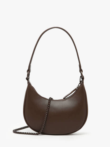 Schoudertas Oxer Leder Etrier Bruin oxer EOXE017V ander zicht 4