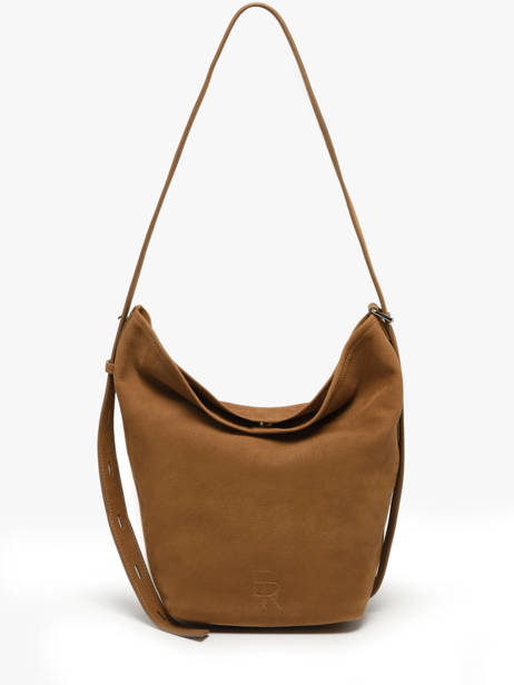 Schouder Tas Rugzak M Cavalier Nubuck Leder Etrier Beige cavalier nubuck ECAN126M