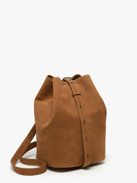 Schouder Tas Rugzak M Cavalier Nubuck Leder Etrier Beige cavalier nubuck ECAN126M ander zicht 5