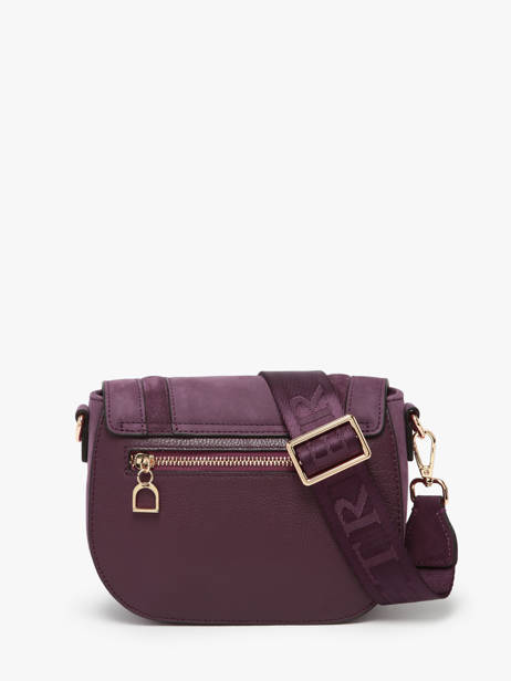 Cross Body Tas S Lasso Leder Etrier Violet lasso ELAS152S ander zicht 4