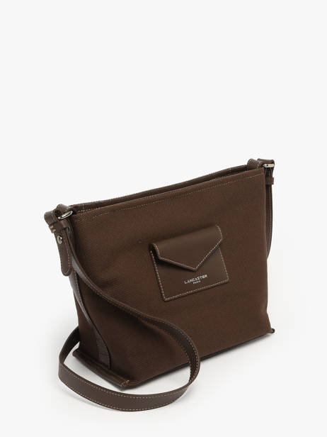 Cross Body Tas Canvas Kba Lancaster Bruin canvas kba 51 ander zicht 2