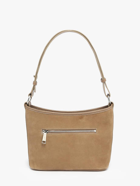 Cross Body Tas Suede Leder Lancaster Beige suede 80 ander zicht 3