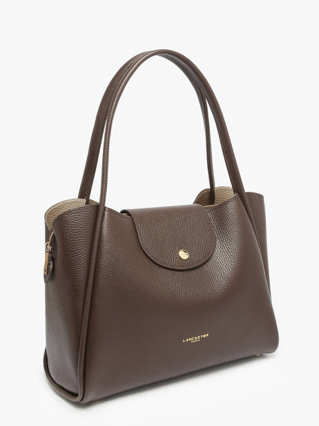 Schoudertas Ida Double Leder Lancaster Bruin ida double 85 ander zicht 2