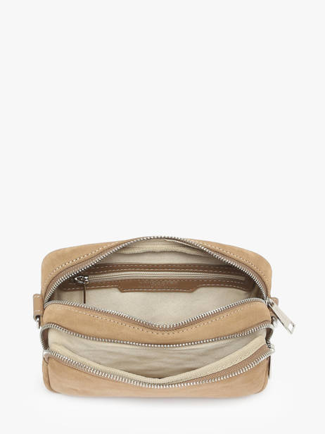 Cross Body Tas Suede Leder Lancaster Beige suede 65 ander zicht 2