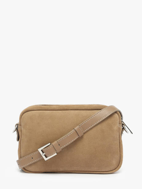 Cross Body Tas Suede Leder Lancaster Beige suede 65 ander zicht 3