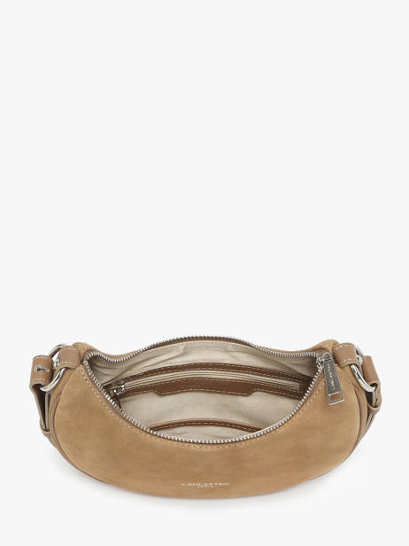 Cross Body Tas Suede Leder Lancaster Beige suede 81 ander zicht 2