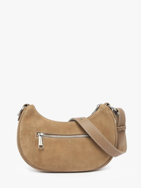 Cross Body Tas Suede Leder Lancaster Beige suede 81 ander zicht 3