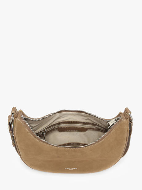 Schoudertas Suede Leder Lancaster Beige suede 82 ander zicht 2