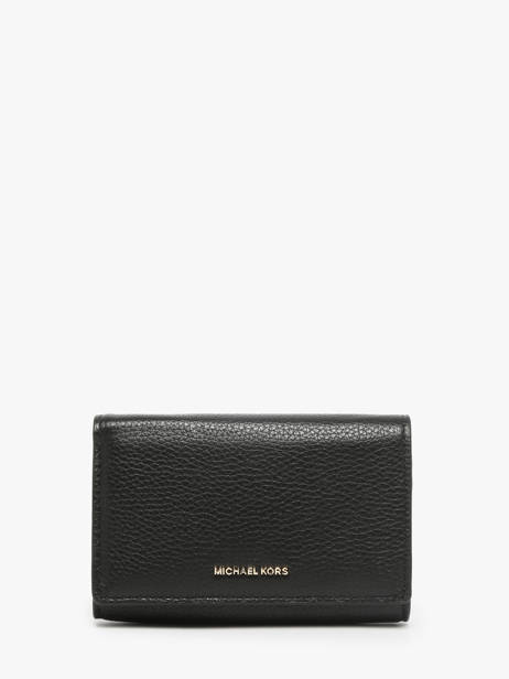 Portefeuille Jet Set Leder Michael kors Zwart jet set T5GJ6D9L