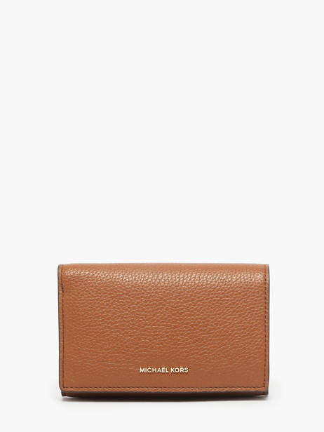 Portefeuille Leder Michael kors Bruin jet set T5GJ6D9L