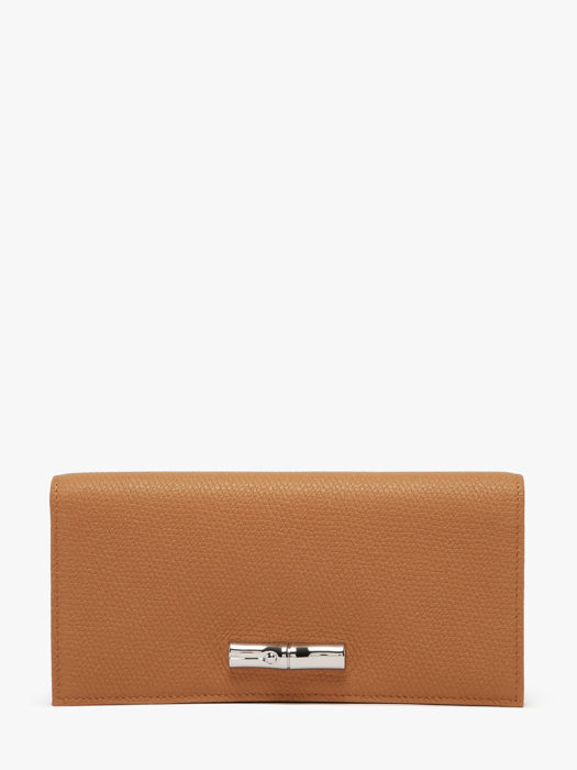 Longchamp Le roseau Portefeuille Bruin