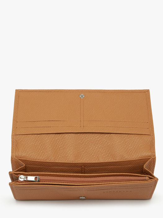 Longchamp Le roseau Portefeuille Bruin