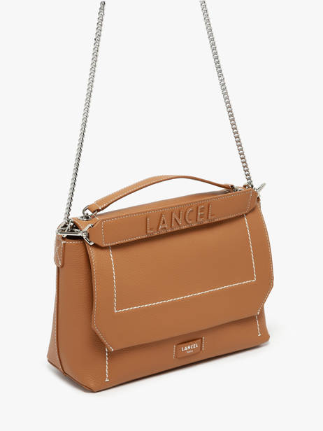 Cross Body Tas L Ninon Soft Leder Lancel Bruin ninon A13783 ander zicht 3