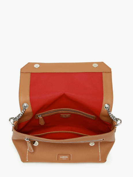 Cross Body Tas L Ninon Soft Leder Lancel Bruin ninon A13783 ander zicht 4