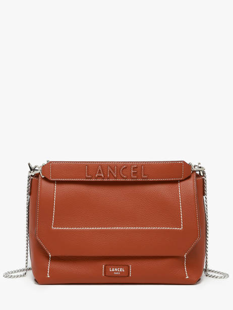 Cross Body Tas L Ninon Soft Leder Lancel Bruin ninon A13783