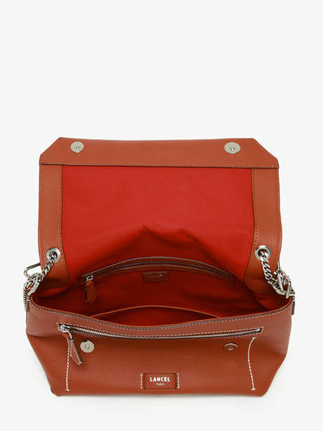Cross Body Tas L Ninon Soft Leder Lancel Bruin ninon A13783 ander zicht 4