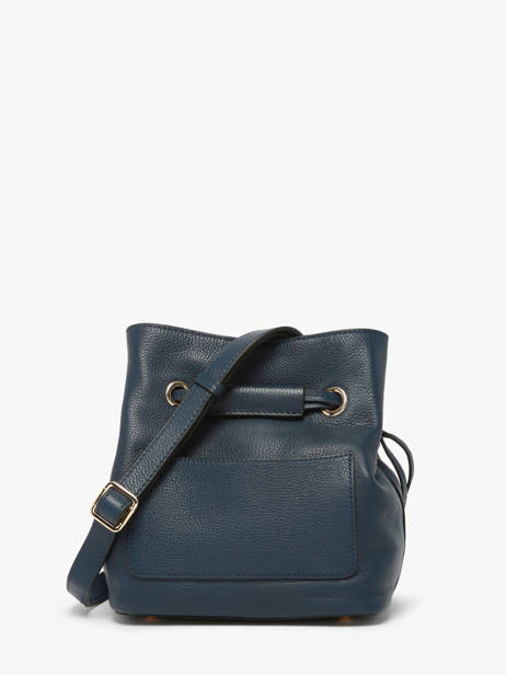 Bucket Bag S Tradition Leder Etrier Blauw tradition ETRA004S ander zicht 4