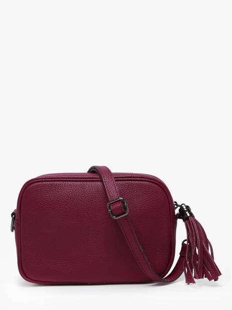Cross Body Tas Caviar Leder Milano Violet caviar CA2006N ander zicht 4