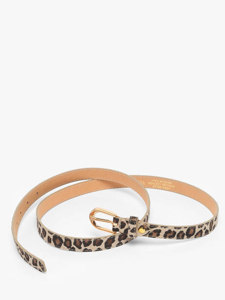 Riem Milano Beige velvet leopardo VL25068 ander zicht 2