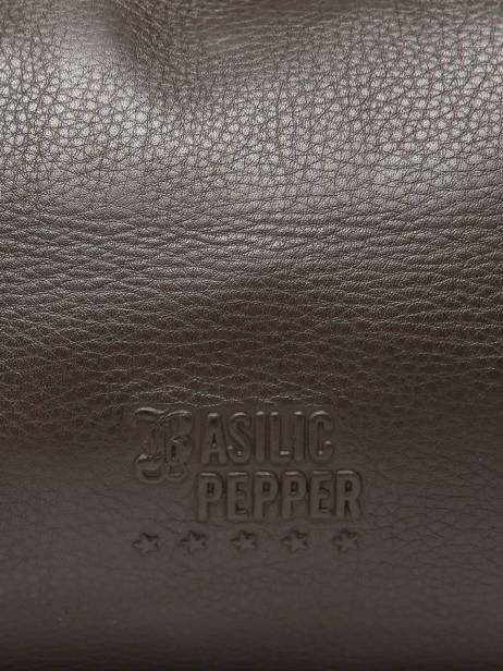 Schoudertas Cow A4 Leder Basilic pepper Bruin cow 756385 ander zicht 5