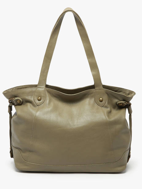 Schoudertas Cow A4 Leder Basilic pepper Groen cow 756385 ander zicht 4