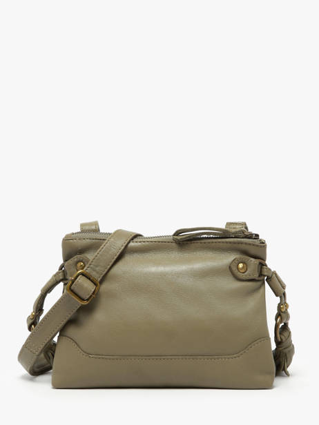 Cross Body Tas Cow Leder Basilic pepper Groen cow BCOW82 ander zicht 4