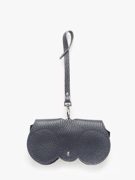 Brilhouder Caviar Leder Milano Blauw caviar CA25069