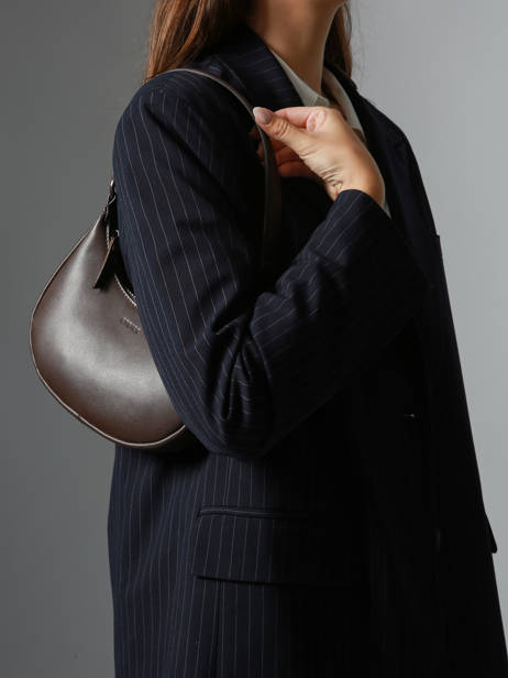 Schoudertas Oxer Leder Etrier Bruin oxer EOXE017V ander zicht 1